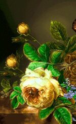 نخ و نقشه رز واژگون