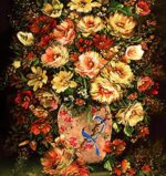 نخ و نقشه گلدان بیقراری
