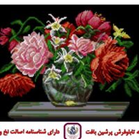 قیمت نخ و نقشه گلها و گلدان شیشه ای