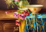 قیمت نخ و نقشه تابلو فرش تقدیر