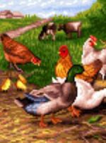 قیمت نخ و نقشه تابلو فرش ده