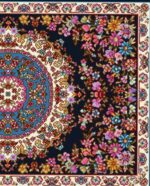 قیمت نخ و نقشه دسته گلی کرمان - رنگ 1- سایز پادری