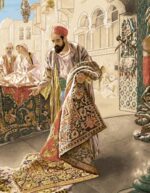 قیمت نخ و نقشه همسر سلطان در حجره فرش فروش