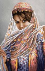 قیمت نخ و نقشه تابلو فرش روناک