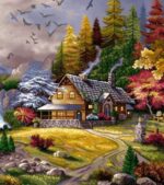 نخ و نقشه زندگی در طبیعت کوهستانی
