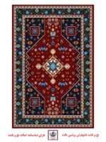 نخ و نقشه ایلی عشایری 2 - مستطیل متوسط
