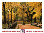 قیمت نخ و نقشه پارک پاییزی