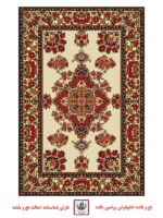 قیمت نخ و نقشه گلفرنگ 9 (جام میوه بختیاری) - سایز مستطیل کوچک-بدون ابریشم
