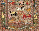 قیمت نخ و نقشه داستان خسرو و شیرین سایز یک (شکارگاهی 17) -بدون ابریشم
