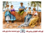 قیمت نخ و نقشه تابلو فرش گیتارزن