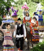 قیمت نخ و نقشه تابلو فرش عروسی عشایر