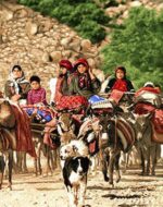 قیمت نخ و نقشه تابلو فرش کوچ عشایر