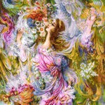 قیمت نخ و نقشه تابلو فرش بوی بهار