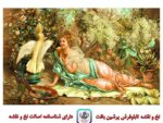 قیمت نخ و نقشه تابلو فرش ملکه زیبایی