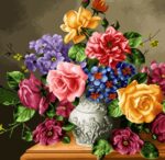 قیمت نخ و نقشه گل و گلدان مجلسی