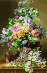 قیمت نخ و نقشه گل و گلدان گلهای زیبا