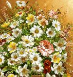 قیمت نخ و نقشه گل و گلدان بهار