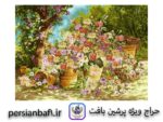 قیمت نخ و نقشه گل و گلدان پریشان