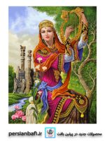 قیمت نخ و نقشه چنگ زن هخامنشی