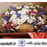 قیمت نخ و نقشه سبد گل