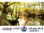 قیمت نخ و نقشه تابلوفرش منظره تالاب