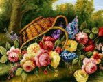 نخ و نقشه گل آرزوهای خوب
