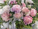 نخ و نقشه گل سرخابی