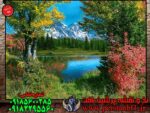 نخ و نقشه دریاچه آرام