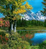 نخ و نقشه دریاچه آرام