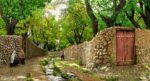 نخ و نقشه باغ میرزا بهاری