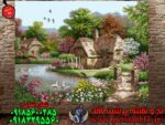 نخ و نقشه کلبه کنار رودخانه