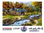 قیمت نخ و نقشه منظره رودخانه خروشان