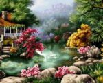 نخ و نقشه منظره رویایی