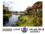 قیمت نخ و نقشه طبیعت رودخانه