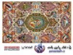 قیمت نخ و نقشه زیرپایی طرح پرندگان