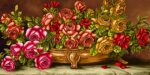 قیمت نخ و نقشه سبد گل رز