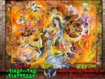 نخ و نقشه مینیاتور گرمای عشق