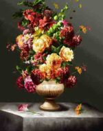 نخ و نقشه گل و گلدان 340 گره