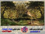 قیمت نخ و نقشه تابلوفرش منظره جاده روستایی 2