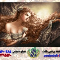 قیمت نخ و نقشه تک چهره طرح دختر مو پریشان