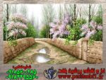 نخ و نقشه کوچه باغ روستایی