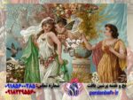 قیمت نخ و نقشه فرانسوی فرشته در باغ