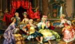 خرید نخ و نقشه فرانسوی طرح لوئیس در اتاق تاج و تخت