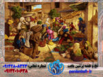 نخ و نقشه طرح ایرانی میدان بازار روستا