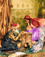 خرید نخ و نقشه تابلوفرش طرح ملا