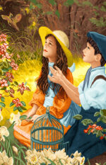 نخ و نقشه فرانسوی بچه ها در مزرعه