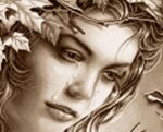 نخ و نقشه دارچوبک اشک پاییز