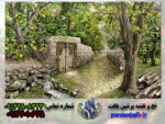نخ و نقشه کوچه باغ گلستان