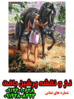 نخ و نقشه تابلوفرش دلداری