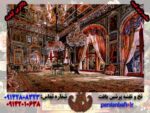 نخ و نقشه تالار آیینه رنگبندی اصلی